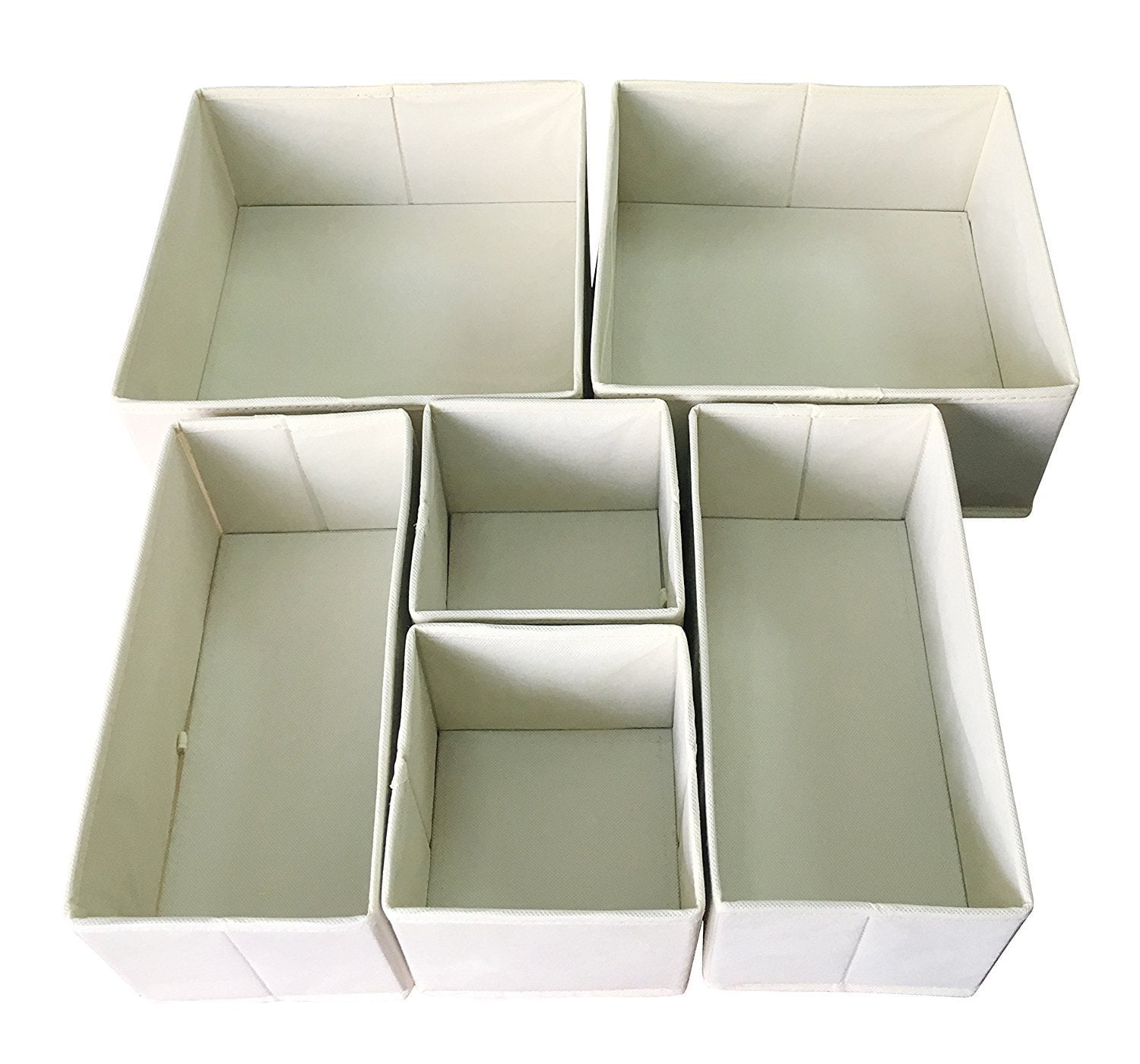 ELUCHANG Foldable Sequin Storage Basket Bin Closet Organizer Cubes Boxes for Nursery Home Drawer Organizer Clothes 4PCS,Pink