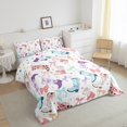 thumbnail image 3 of Feelyou Fashion Cowgirl Boot Bedding Comforter Set, Princess Bowknot Ribbon Twin Comforter Sets, Cartoon Stars Print Reversible Bedding Set, Luxury Bedroom Decor, 2-Piece, 3 of 8