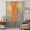 Orange, variant on Yellow Cement Gray Sheer Curtains 72 Inches Long for Living Room, Modern Abstract Art Yellow Light Filtering Privacy Drapes, Breathable Semi Sheer Window Treatment for Bedroom Dining Room