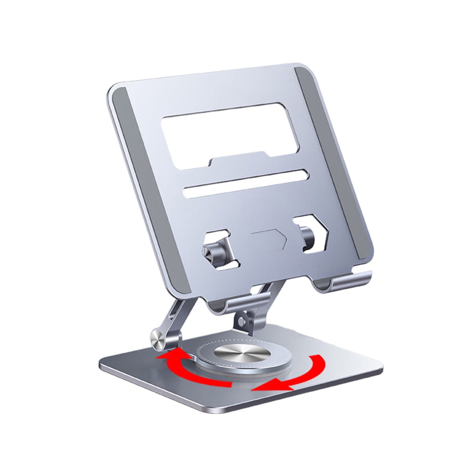 360 潞 Aluminum Alloy Desktop Rotary Stand, Height Laptop Stand, Ergonomic Design, 10-17 Inch Compatible Laptop Elevator, for Offi