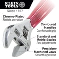 thumbnail image 2 of Llave Klein Tools 507-12 ajustable de 30 cm con acabado cromado, 2 of 5