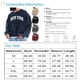 thumbnail image 2 of Men's Solid Color Letter Printed Loose Drop Shoulder Sleeves Round Neck Hoodies Men's Casual Sports Hoodies XL, 2 of 3