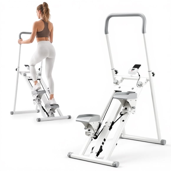 Escaladora de Ejercicio Plegable para Casa Stepper con Soporte de Celular