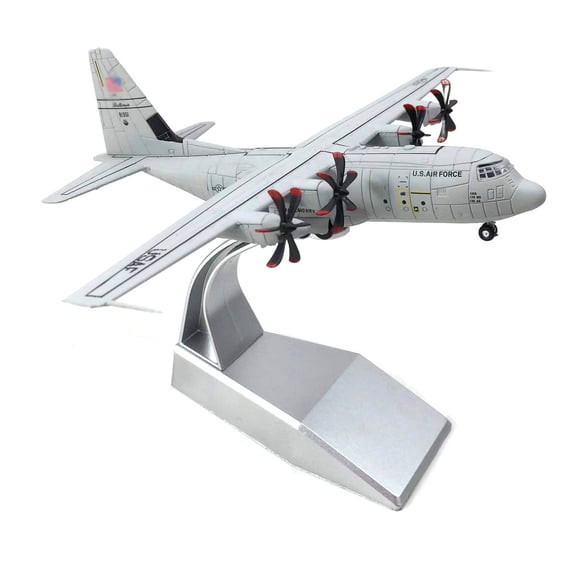 NATEFEMIN C-130 Hercules Transport Plane Model, Beautiful Design, Perfect for Display in Bars, Cars, and Company Settings