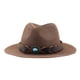 thumbnail image 1 of Minnieouse Sombrero de vaquero de paja ligero y transpirable para protección solar al aire libre, sombreros de vaquero negros para mujer Sombreros marrón M(56-58cm), 1 of 6