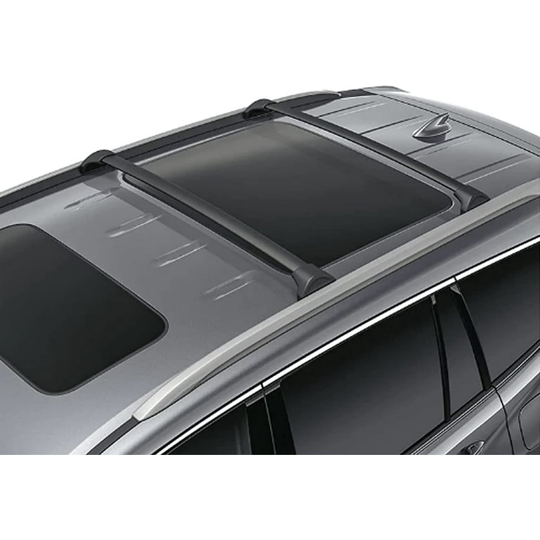4-Piece Black Roof Rack Cross Bars & Side Rails For Honda Pilot 2009-2015 – 165lb Capacity
