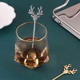 thumbnail image 4 of Oiur Ice Cream Scoop Food Grade 304 Stainless Steel Christmas Elk Dessert Coffee Spoon Kitchen Accessories, 4 of 8