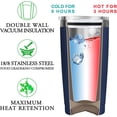 thumbnail image 6 of Retirement Gifts for Men Women Coworkers - Funny Retired 2025 Party Decorations for Coworkers, 20oz Stainless Steel Double Wall Vacuum Insulated Tumbler, Navy Blue, 6 of 6