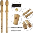 thumbnail image 3 of Maple Wood Construction Recorder, Baroque Style, Beginner Friendly, Portable Design, German Style Fingering for Bright Sound, 3 of 4