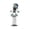 A002- Clear (Style B), variant on Spooky Halloween Decorations 4 X 2 Inch Spring Zombie Acrylic Figurine Cute Halloween Decor for Home Indoor Halloween Table Decor Halloween Party Decoration 1 Pack