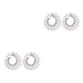 thumbnail image 1 of Pendientes de cristal Minnieouse para mujer joyería de moda boda regalo personalizados madre e hija plata CBP227473, 1 of 6