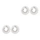 thumbnail image 1 of Pendientes de cristal Minnieouse para mujer joyería de moda boda regalo personalizados madre e hija plata CBP227473, 1 of 6