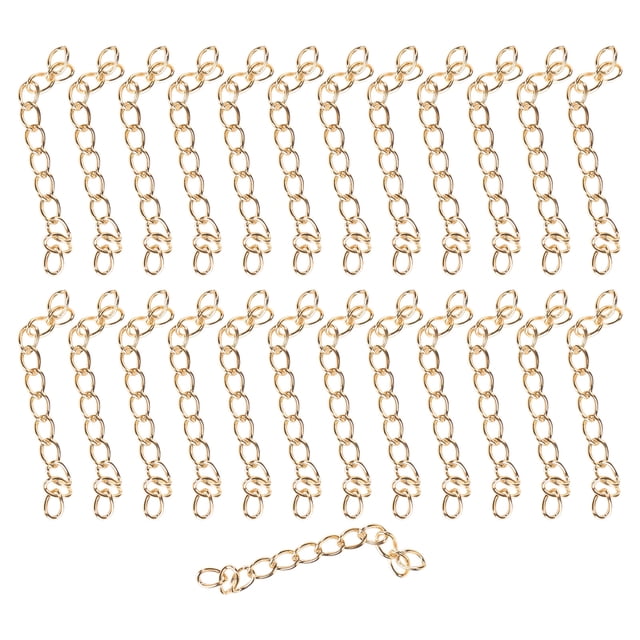 Jewelry Extension Chain, 25Pcs Bracelet Extension Chain Durable For Necklaces For Anklets For Women