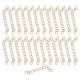 thumbnail image 3 of Cadena Extensora De 5 Cm, Cadena De Extensión De Joyería Suave Brillante De 25 Uds Para Tobilleras Para Collares ANGGREK EF1218, 3 of 8