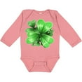 thumbnail image 3 of Inktastic Painted Clover Patch- shamrocks for St. Patricks Day Boys or Girls Long Sleeve Baby Bodysuit, 3 of 5