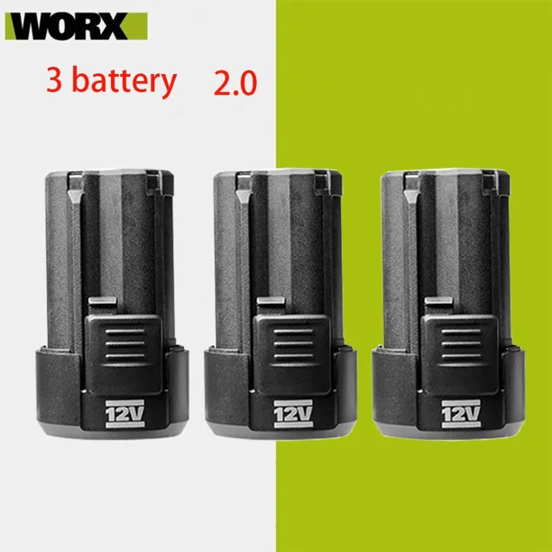 100% Nuevo Original 2.0/4.0Ah para WORX Kress 12V WA3506 WU127 WU128 WU130 WU131X WU132 WU280 WX128 WX129 WX540 Batería para Herramienta Eléctrica