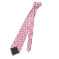 thumbnail image 5 of Naloa Cute Flamingo Print Solid Color Tie Formal Necktie for Men，Suitable for business, daily life, work, 5 of 5
