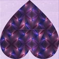 thumbnail image 1 of Ahgly Company Machine Washable Indoor Square Transitional Purple Iris Purple Area Rugs, 5' Square, 1 of 7