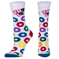thumbnail image 2 of Cool Socks, Women's Funny Novelty Socks, Froot Loops Flavors Crew, Adult Medium, 2 of 6