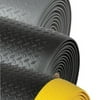Superior Manufacturing Notrax 2' X 60' Black And Yellow 1/2'' Thick Dyna-Shield PVC Sponge Diamond Sof-Tred Dry Area Safety/Anti-Fatigue Floor Mat