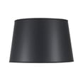 thumbnail image 1 of Stiffel ST6 Abat-Jour Baril Anglais Rigide 13 x 16 x 10 Po, Noir Opaque & Argent, 1 of 1