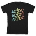 thumbnail image 2 of ACDC Rock Band Logo Youth Boys Black Short Sleeve Graphic Tee Shirt-XL, 2 of 4