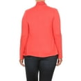thumbnail image 4 of MOA COLLECTION Women's Plus Size Solid Casual Long Sleeve Drape Front Open Jacket Cardigan, 4 of 4