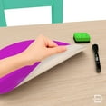 thumbnail image 2 of Scribbledo Dry Erase Dots Stickers Colorful Removable Vinyl Sticky Dots, 11”, 8-Pack, 2 of 9