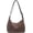 Coffee, variant on Slouchy Suede Shoulder Bag for Women Large Soft Totes Working Purse Handbag Dumpling Crossbody Satchel with Zipper