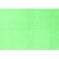 thumbnail image 1 of Ahgly Company Indoor Rectangle Solid Emerald Green Modern Area Rugs, 2' x 4', 1 of 4