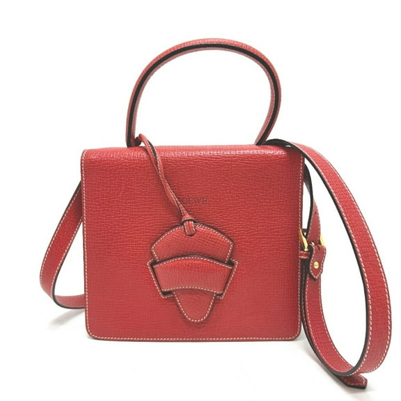 Pre-Owned Loewe 2WAY Shoulder Hand Bag Red (Good)