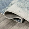 thumbnail image 5 of JONATHAN Y CONTEMPORARY POP 2 x 8 Runner Rug, Petalo Abstract Two-Tone - Blue/Cream, CTP200B-28, 5 of 8