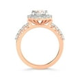 thumbnail image 5 of Cushion Shape 2 Carat IGI Certified Lab Grown Diamond Ring | 14K Rose Gold | Vionna Round Halo Lab Diamond Engagement Ring | FG-VS1-VS2 Quality Friendly Diamonds, 5 of 5