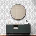thumbnail image 5 of Abyssaly 17.3" x 118" Stripe Peel and Stick Wallpaper Black and White Contact Paper Geometric Removable Wallpaper Self Adhesive Wall Paper, 5 of 13