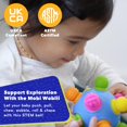 thumbnail image 2 of Juguete de actividad MÖBI Woblii Montessori para más de 3 meses con silicona, 2 of 9