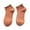 Brick Red_001, variant on Womens Ankle Socks Sailor with Ruffle Edge Cute Heart Pattern Casual Socks Summer Lightweight Comfortable Socks for Women Green_003