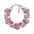 thumbnail image 2 of Collier en Alliage pour Femmes, Remplacement Portable, Décoratif, Suspendu, Élégant, Coloré, à la Mode, pour Rendez-Vous, Cadeau d'Anniversaire, Rouge Rose, 2 of 9