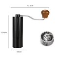 thumbnail image 1 of Molino de café manual portátil, molinillo, con ajustes de grosor negro perfecl  Molino de café manual, 1 of 8
