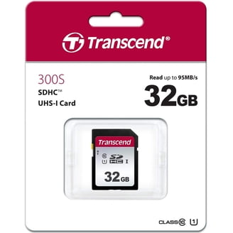 Transcend, SDHC Memory Card, 32GB Class 10, Full Speed Storage