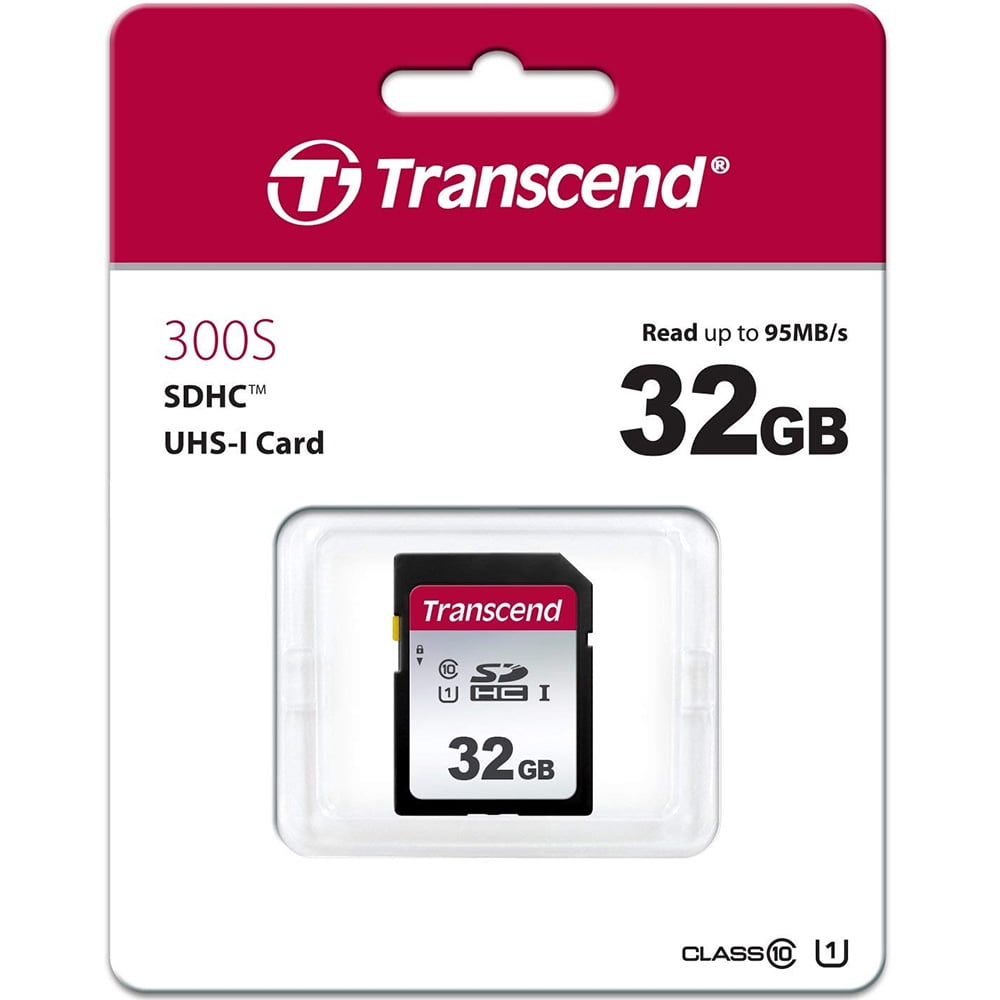 Transcend 32GB 300S UHS-I U1 SDHC Memory Card