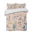 thumbnail image 2 of Coastal Beach Full Size Down Alternative Comforter, Lightweight Comforter Quilt Bedding Set with Pillow Shams Nautical Summer Ocean Starfish Coral All Seasons Bed Comforter Duvet Insert 78"x90", 2 of 7