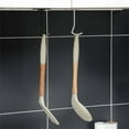 thumbnail image 4 of Under Cabinet Banana Hook, Metal Banana Hanger Under Cabinet Hook, Metal Banana Holder Stand for Hanging Bananas or Kitchen Utensil, Foldable, Sticky Banana Hook, Keeps Bananas Fresh(1PC,White), 4 of 9