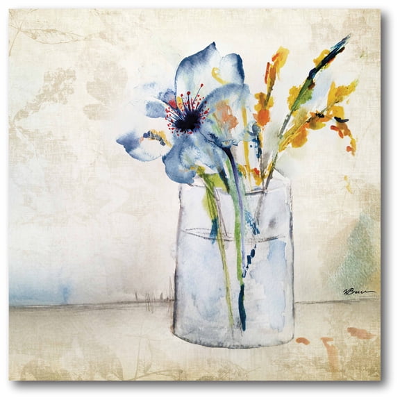 Courtside Market Fresh Cut Flowers Canvas Gallery-Wrapped Canvas Wall Art, 16x16