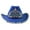 Blue, variant on Weikingp Cowboy Hat, Women's Sequin Crown Cowboy Hat Western Cowboy Hat, Cowgirl Hat, Cowboy Hats for Women, Cowboy Hat Men Black