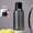 Black, variant on Re-Hydrate Water Bottle 0.5 L, Water Bottle With Hidden Carry Loop, 500Ml Recycled Pet Water Bottle For Outdoor Sports, Portable Leak-Proof Water Bottle With Scale
