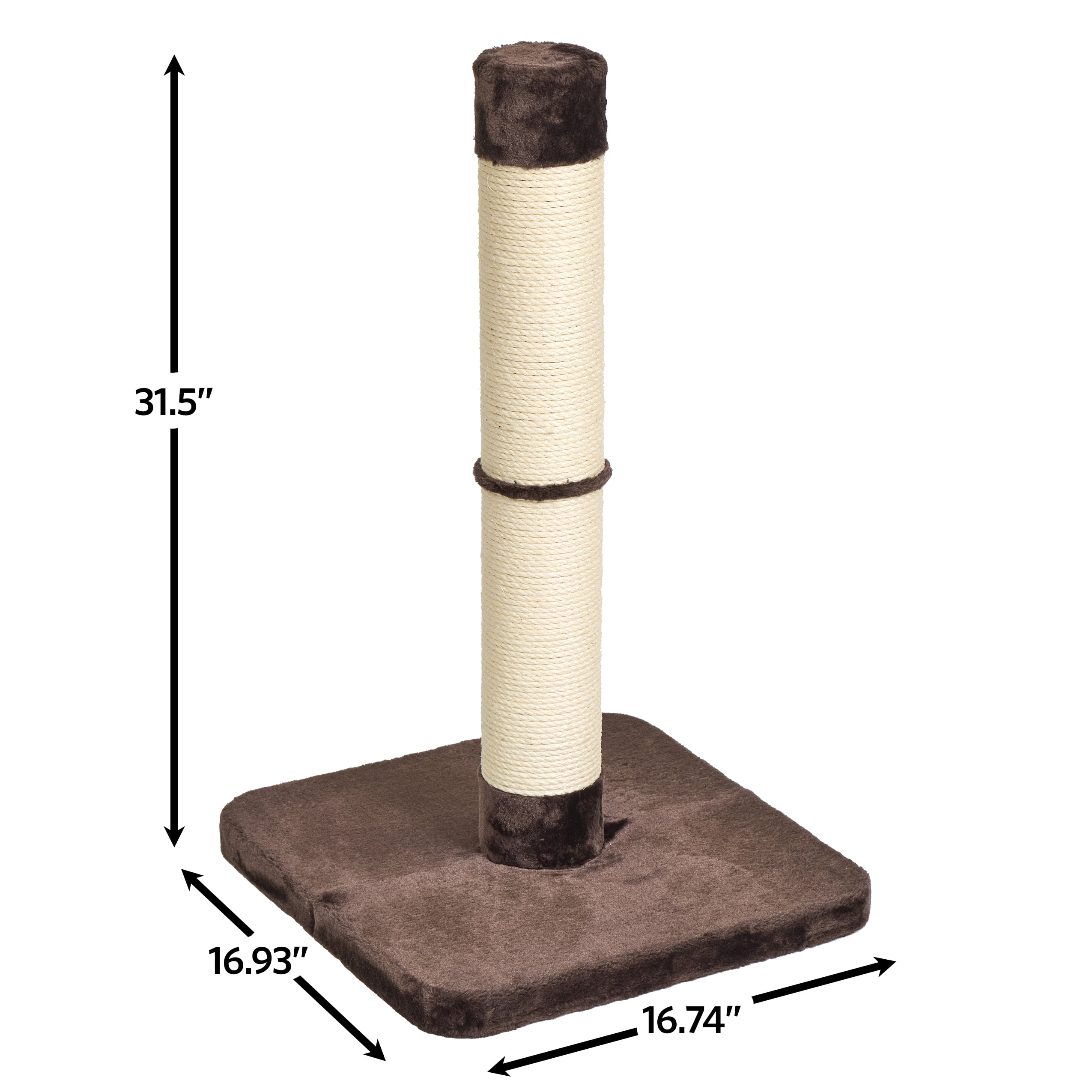 MidWest Homes for Pets Feline Nuvo Medium Forte Cat Scratching Post - Brio, 31-Inch Height