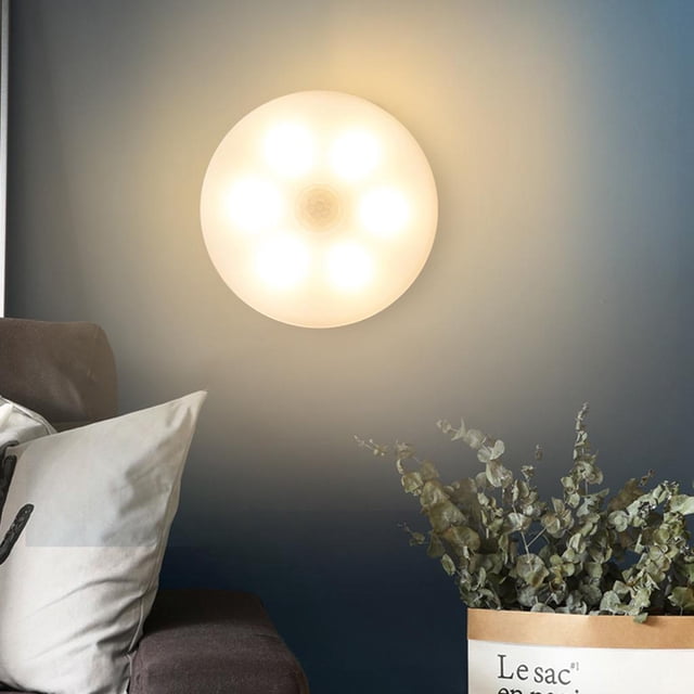 Sensor de movimiento debajo de del pequeña sa Luces de cocina LED recargables USB para interiores para acenas, pared, armario, pequeña sa, esc Cálido 700mAh CUTICAT luz del sensor de movimiento interior