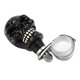 thumbnail image 5 of Skull Shape Steering Wheel Knob 3cm Diameter Resin Turn Knob Spinner Booster for Cars Trucks Tractors Boats Black, 5 of 5
