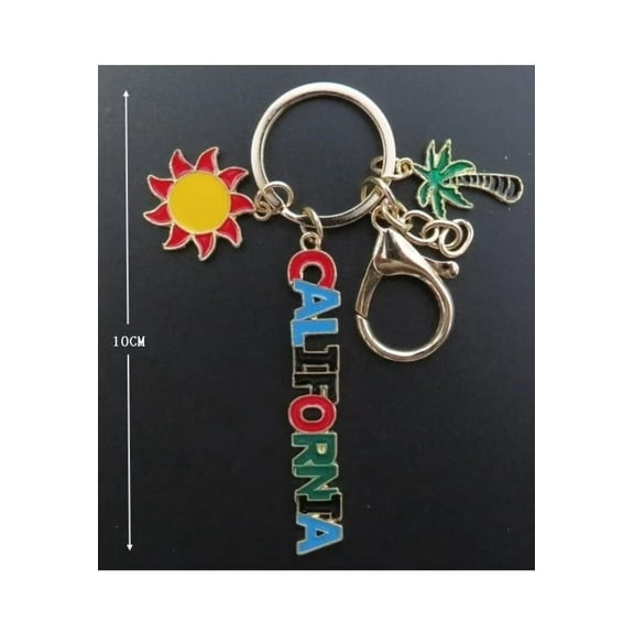 Set of 12 California gift favor I Heart LA, I Heart Los Angeles keychains, I Love LA Bulk Souvenir Keychain