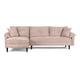 thumbnail image 2 of Sala Modular Sofá Cama Reversible De Velvet Palo De Rosa Beehive Memory Foam Modelo Aventus, 2 of 8